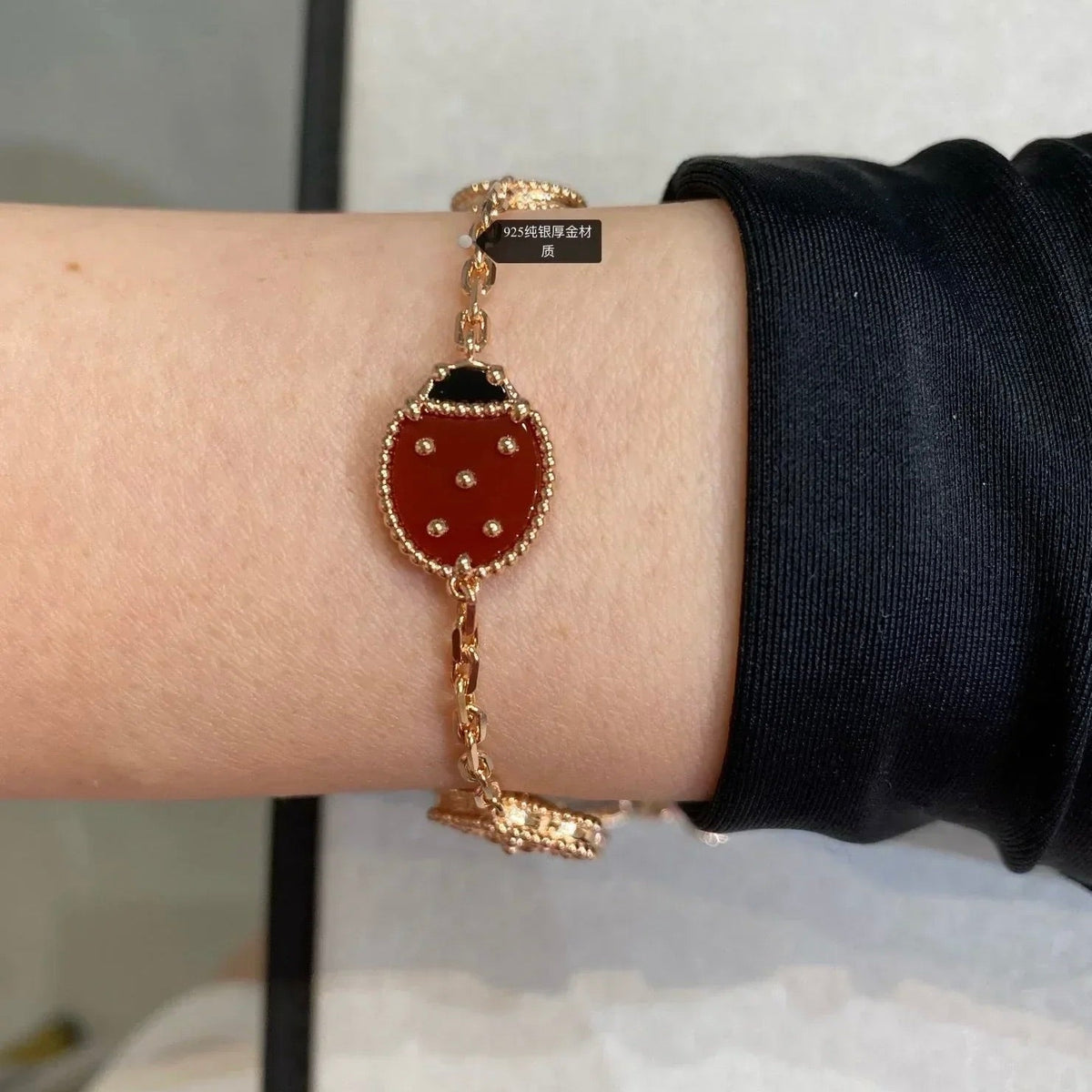 [Zalyn Jewelry ]LUCKY SPRING 5 MOTIF BRACELET