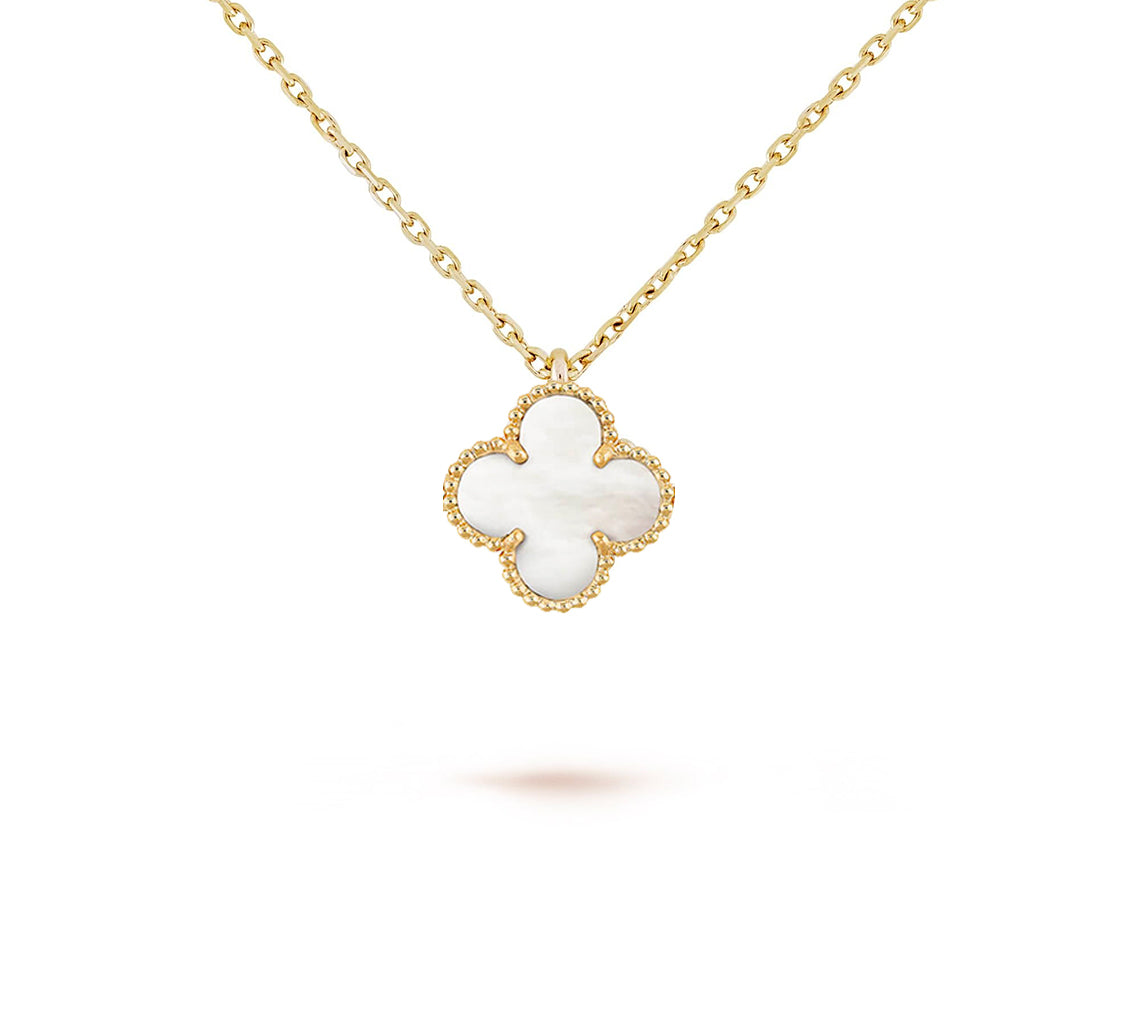 [Zalyn]9.5MM MINI CLOVER PENDANT NECKLACE COLLECTION