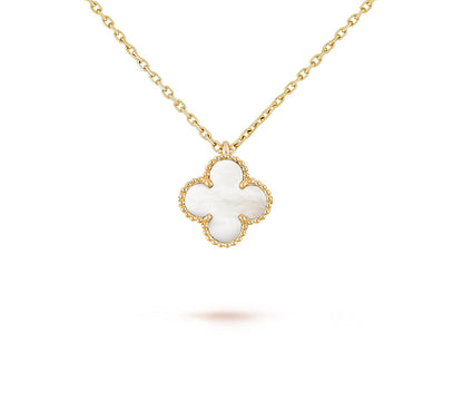 [Zalyn]9.5MM MINI CLOVER PENDANT NECKLACE COLLECTION