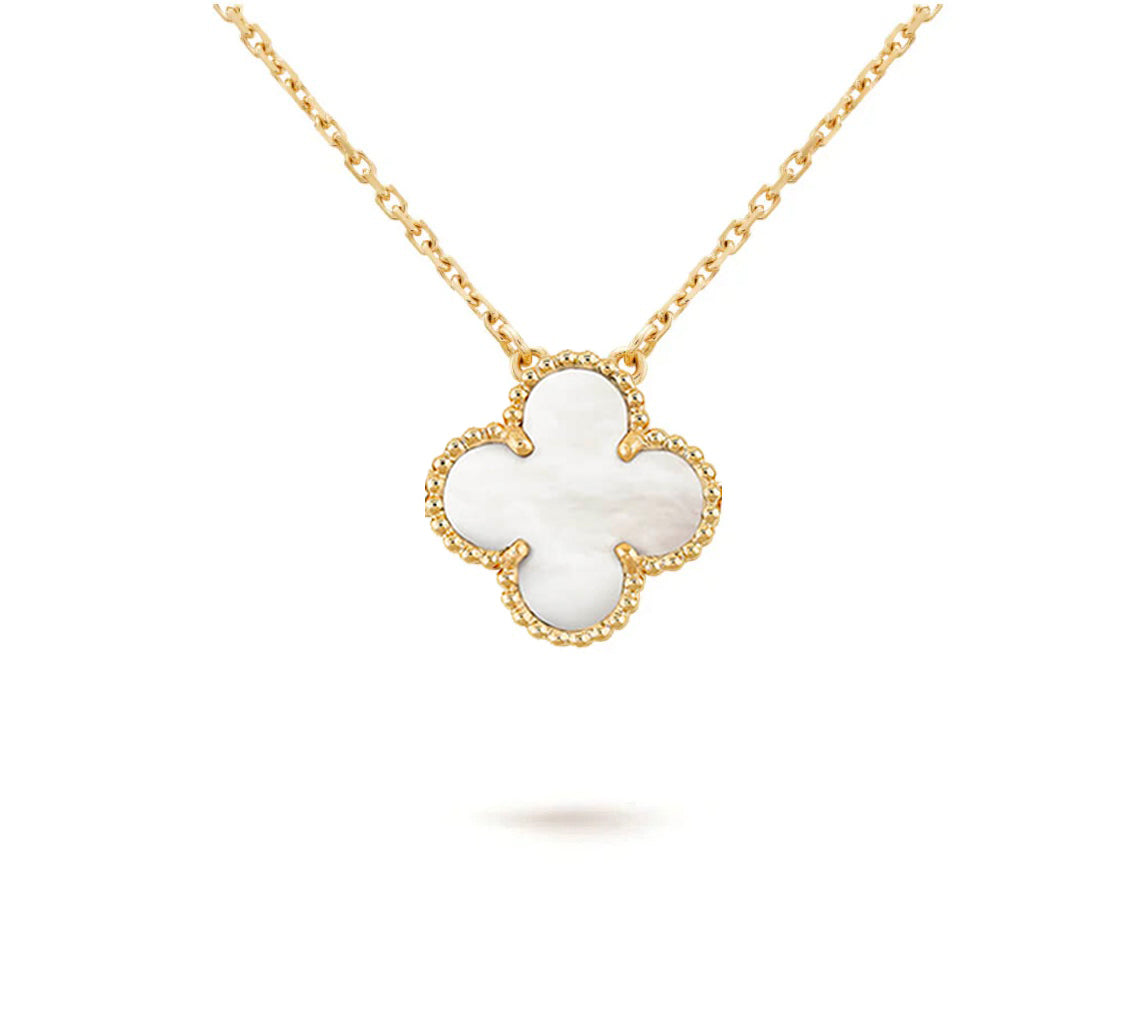[Zalyn]15MM CLOVER FLOWER PENDANT NECKLACE COLLECTION