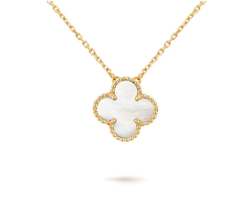 [Zalyn]15MM CLOVER FLOWER PENDANT NECKLACE COLLECTION