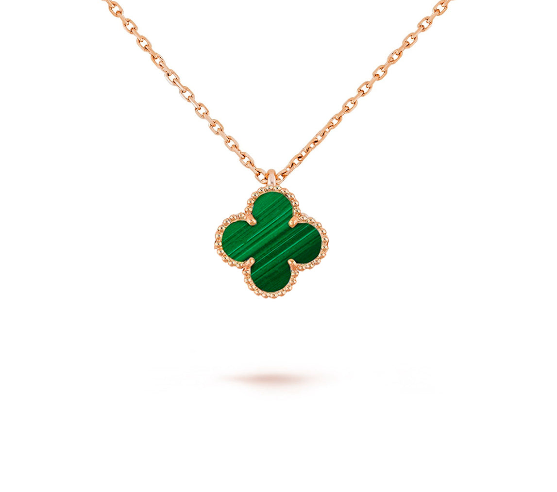 [Zalyn]9.5MM MINI CLOVER PENDANT NECKLACE COLLECTION