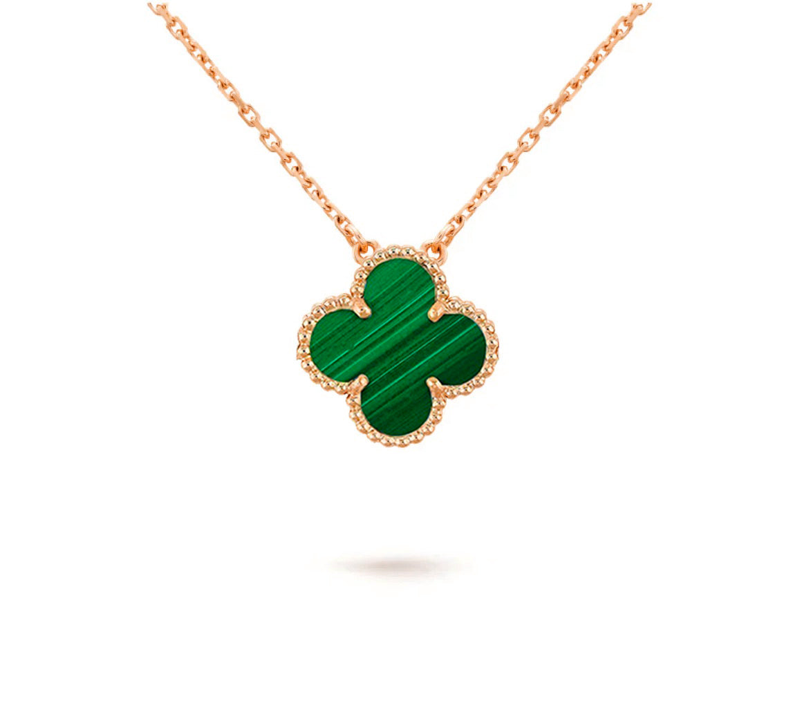[Zalyn]15MM CLOVER FLOWER PENDANT NECKLACE COLLECTION