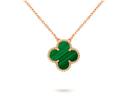 [Zalyn]15MM CLOVER FLOWER PENDANT NECKLACE COLLECTION