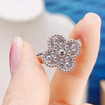[Zalyn Jewelry ]CLOVER DIAMOND RING