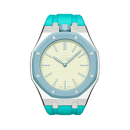 [Zalyn]ROYAL OAK POP EXCLUSIVE STEEL CASE & SILICONE STRAP