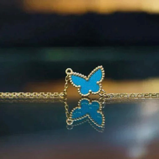 [Zalyn Jewelry ]BUTTERFLY TURQUOISE BUTTERFLY BRACELET