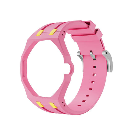 [Zalyn]Royal Oak Pop Exclusive Bioceramic Case & Silicone Strap Mix Color