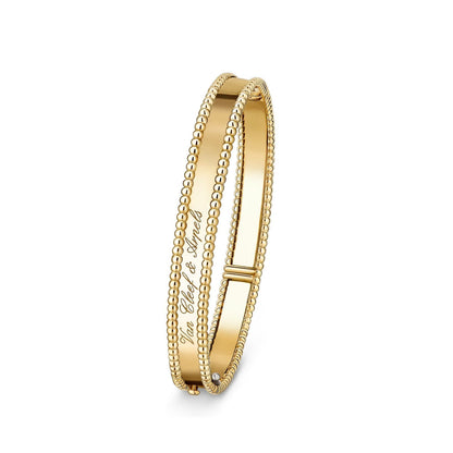 [Zalyn]SIGNATURE DUAL-BEADED BANGLE