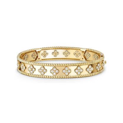 [Zalyn]KALEIDOSCOPE RADIANCE WIDE BANGLE BRACELET
