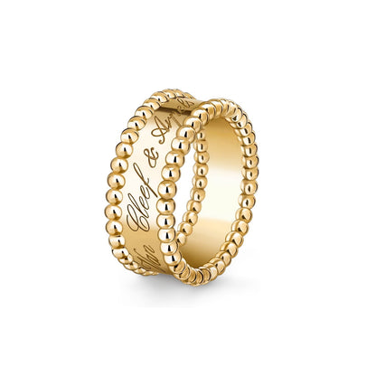 [Zalyn]SIGNATURE DUAL-BEADED BAND RING