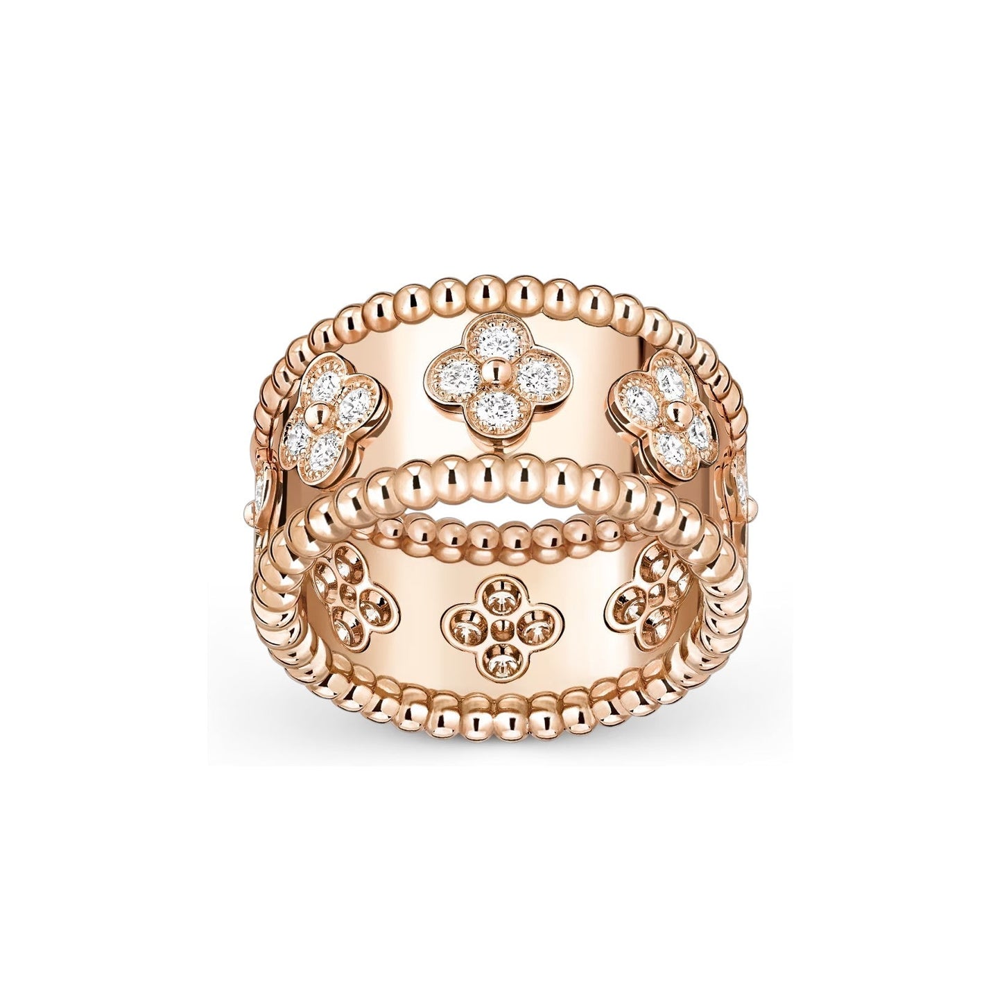 [Zalyn]KALEIDOSCOPE RADIANCE WIDE BAND RING