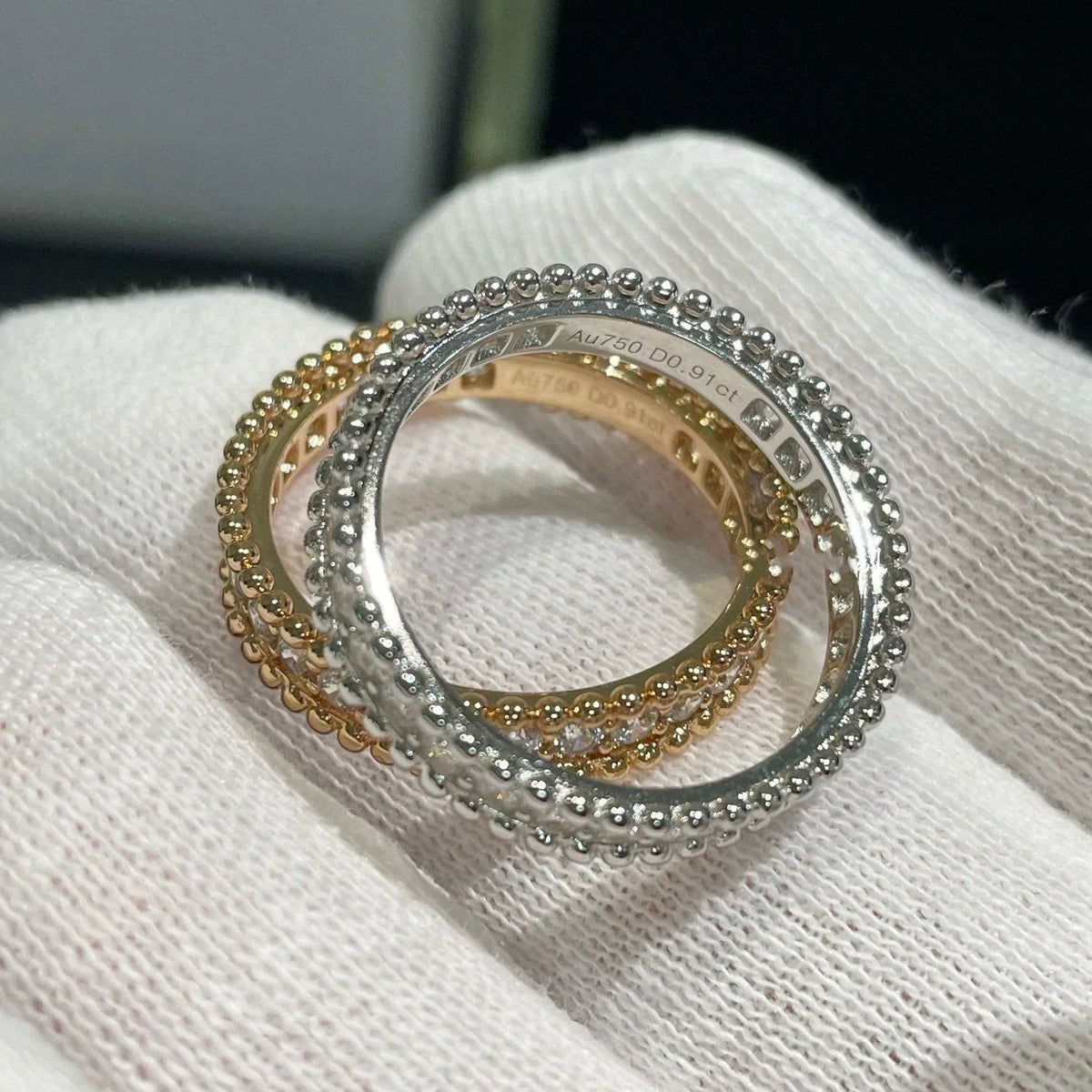 [Zalyn Jewelry ]PERLEE DIAMOND ROSE GOLD RING
