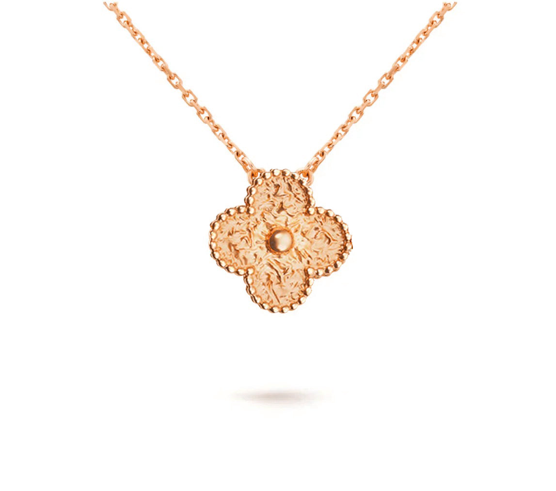 [Zalyn]15MM CLOVER FLOWER PENDANT NECKLACE COLLECTION