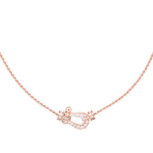 [Zalyn Jewelry ]FORCE 10 PINK GOLD DIAMOND NECKLACE