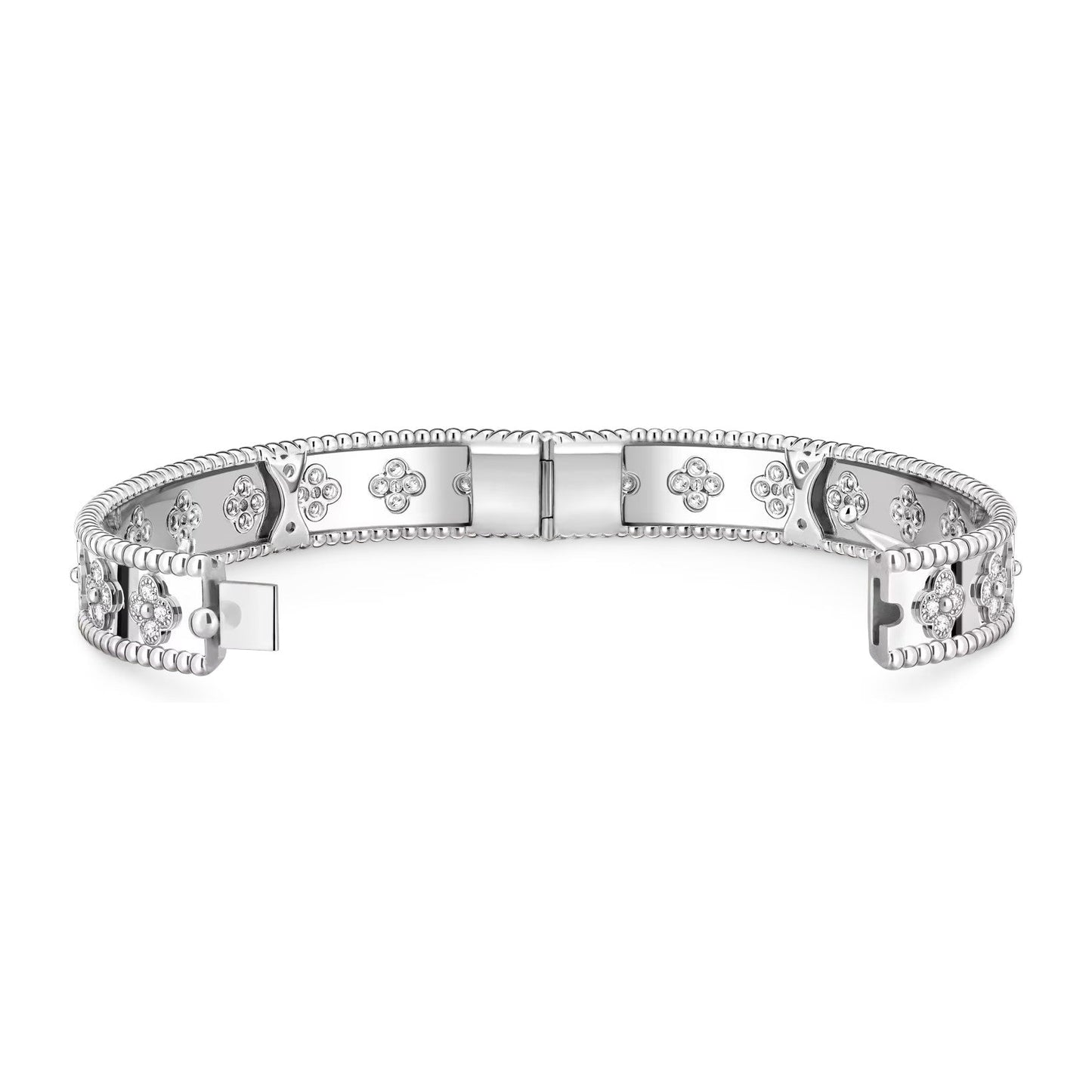 [Zalyn]KALEIDOSCOPE RADIANCE WIDE BANGLE BRACELET