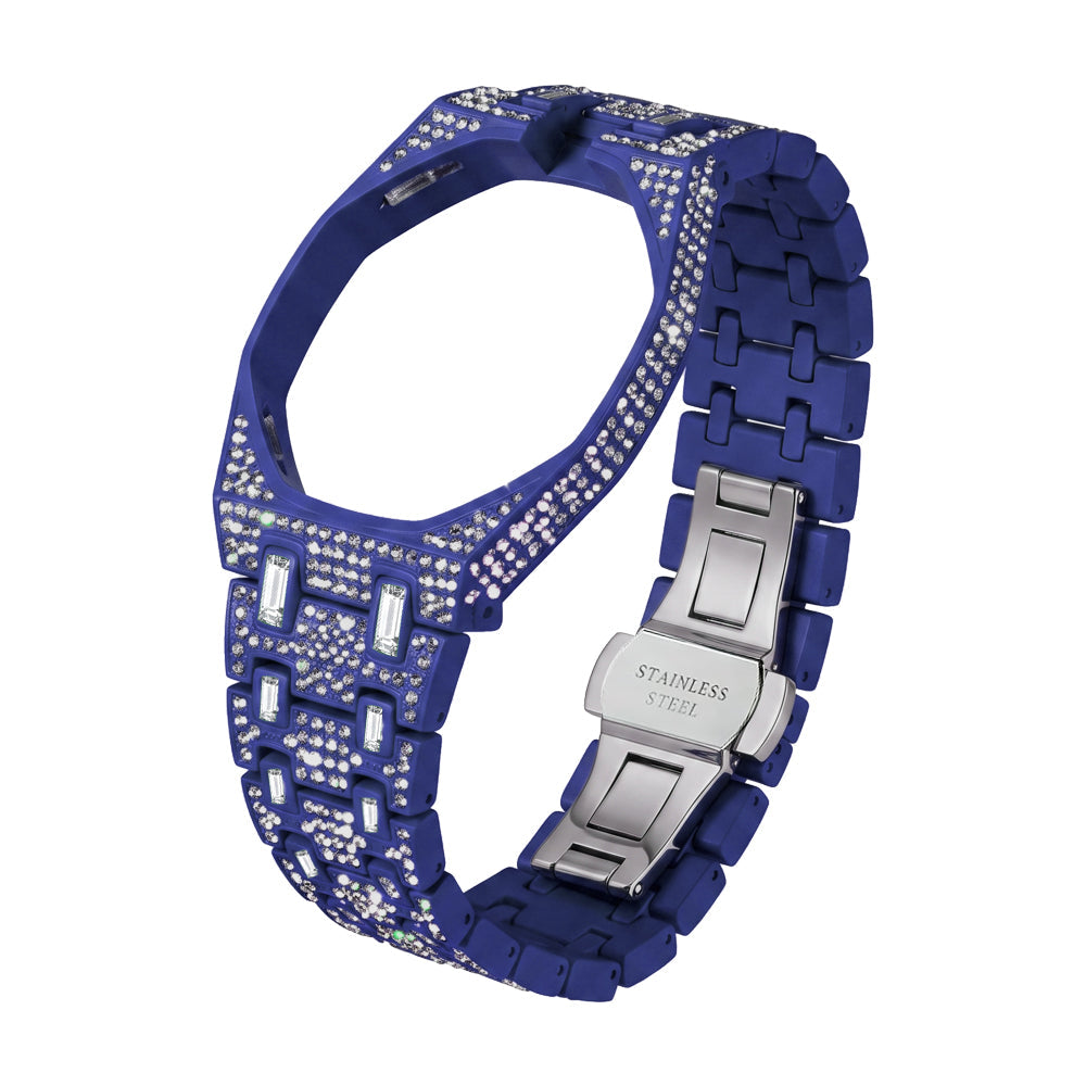 [Zalyn]Royal Oak Pop Exclusive Bioceramic Case & Bioceramic Strap Full Diamond