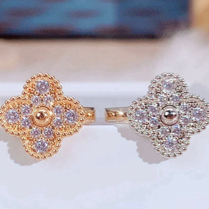 [Zalyn Jewelry ]CLOVER DIAMOND RING
