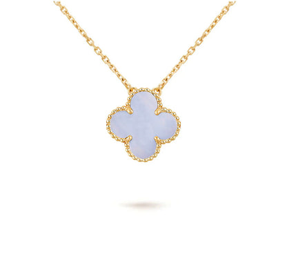 [Zalyn]15MM CLOVER FLOWER PENDANT NECKLACE COLLECTION