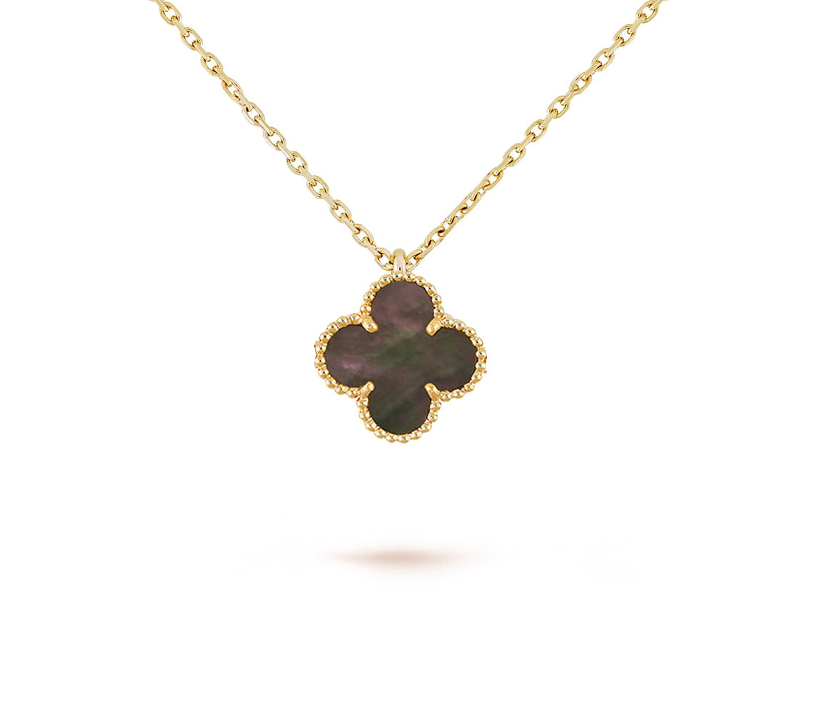 [Zalyn]9.5MM MINI CLOVER PENDANT NECKLACE COLLECTION
