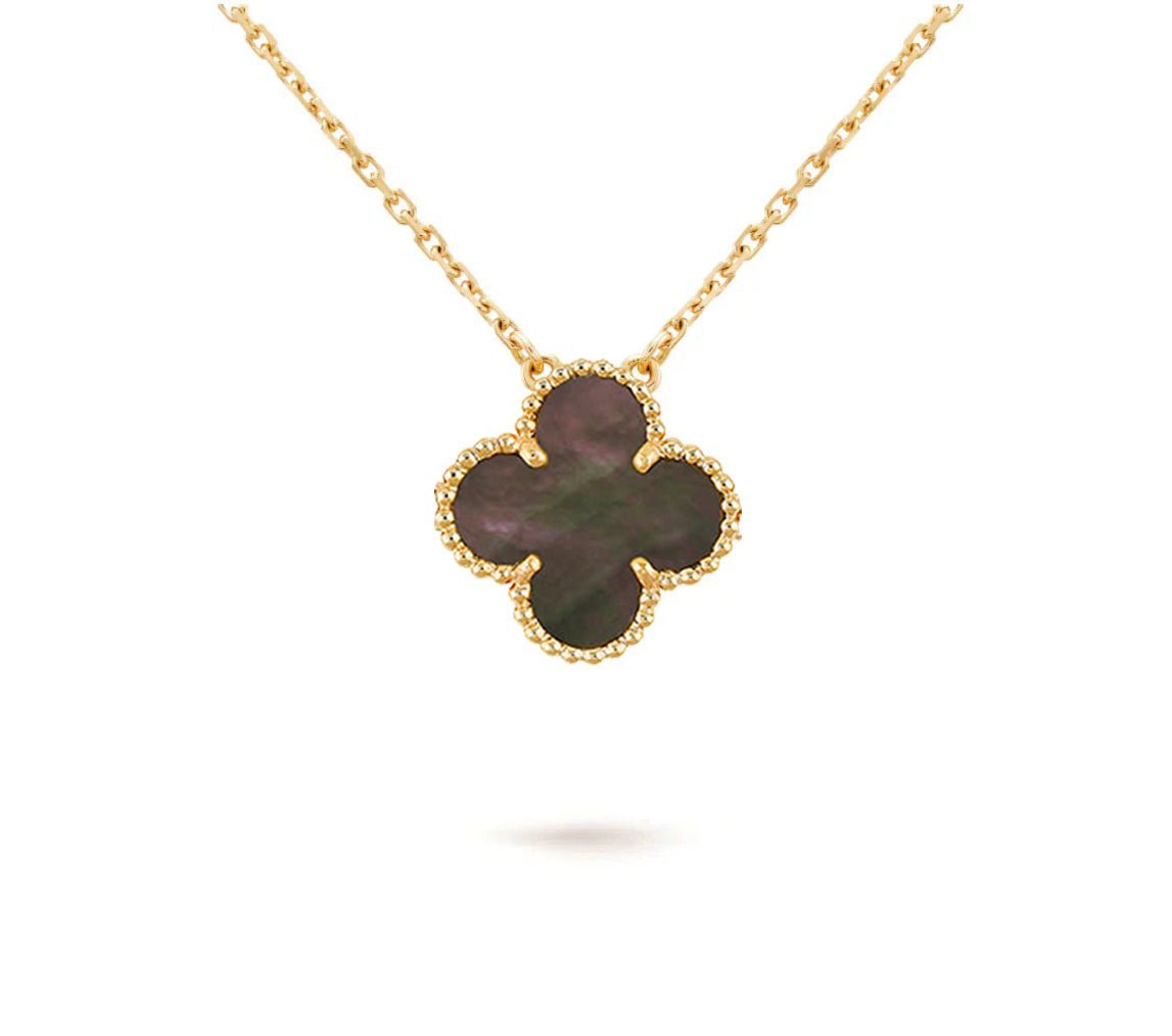 [Zalyn]15MM CLOVER FLOWER PENDANT NECKLACE COLLECTION