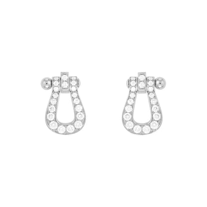 [Zalyn Jewelry ]FORCE 10 FULL DIAMOND STUD EARRINGS MINI MODEL
