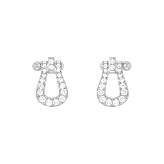 [Zalyn Jewelry ]FORCE 10 FULL DIAMOND STUD EARRINGS MINI MODEL