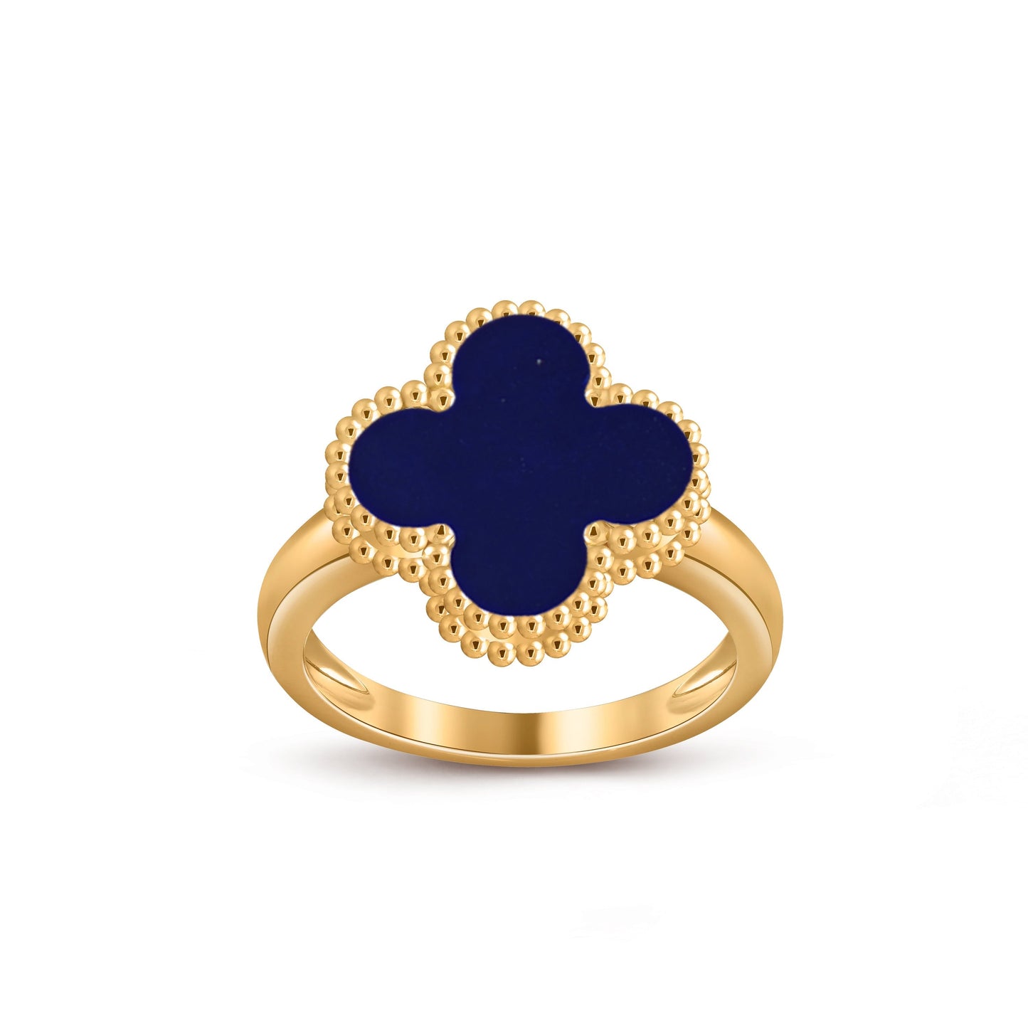 [Zalyn]LUCKY CLOVER VINTAGE GOLD RING COLLECTION