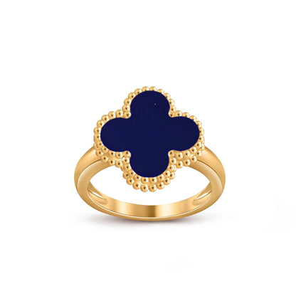 [Zalyn]LUCKY CLOVER VINTAGE GOLD RING COLLECTION