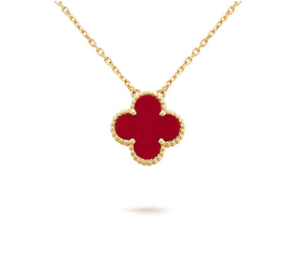 [Zalyn]15MM CLOVER FLOWER PENDANT NECKLACE COLLECTION