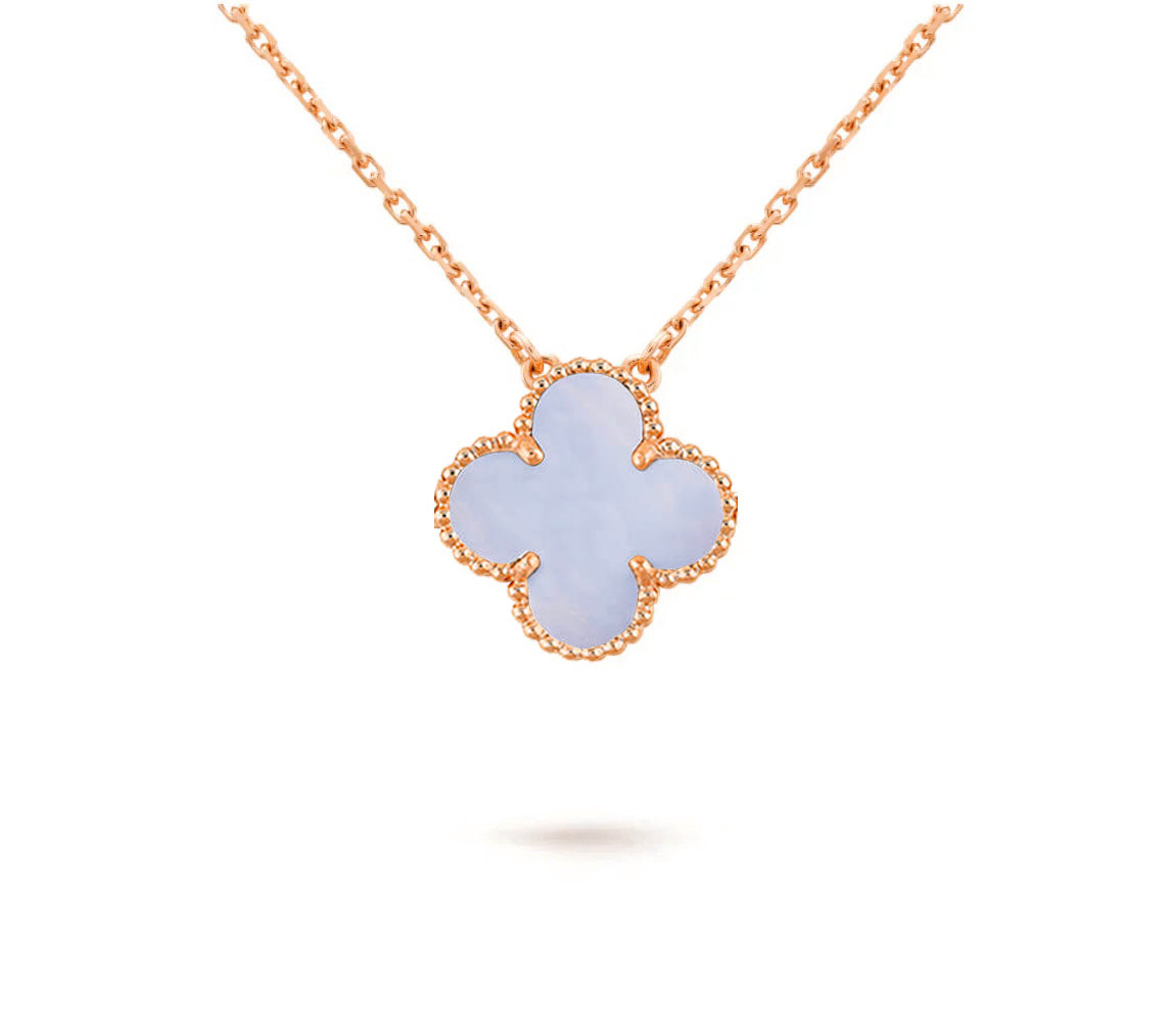 [Zalyn]15MM CLOVER FLOWER PENDANT NECKLACE COLLECTION