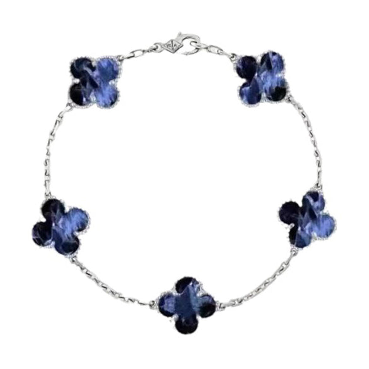 [Zalyn Jewelry ]CLOVER 5 MOTIF PIETERSITE BRACELET COLLECTION