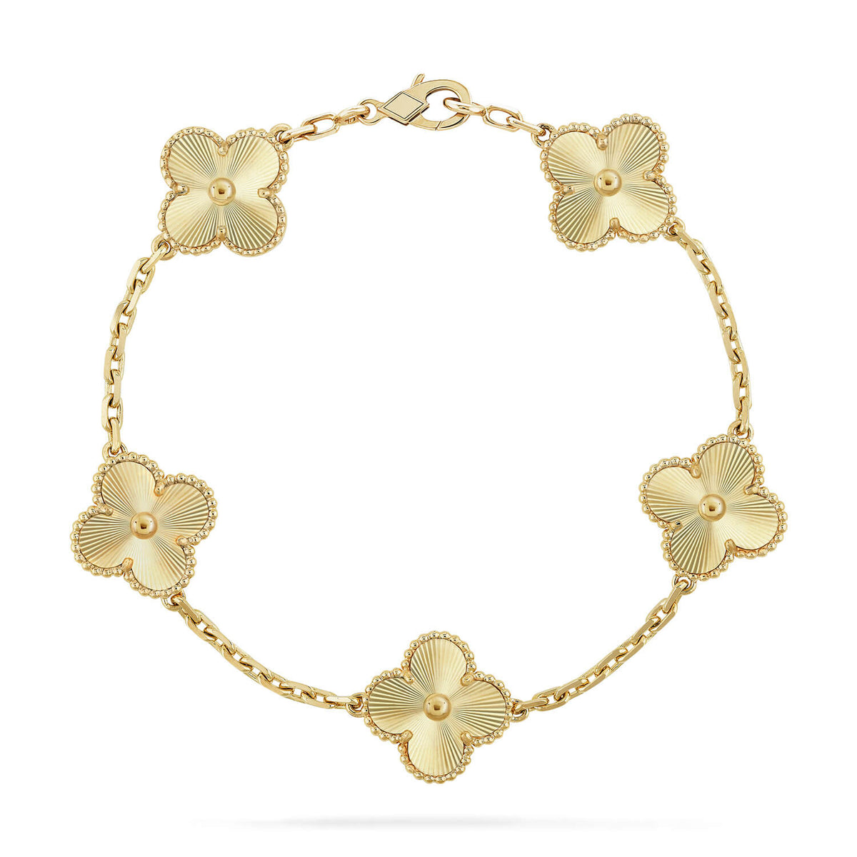 [Zalyn Jewelry ] CLOVER 5 MOTIF LASER BRACELET COLLECTION