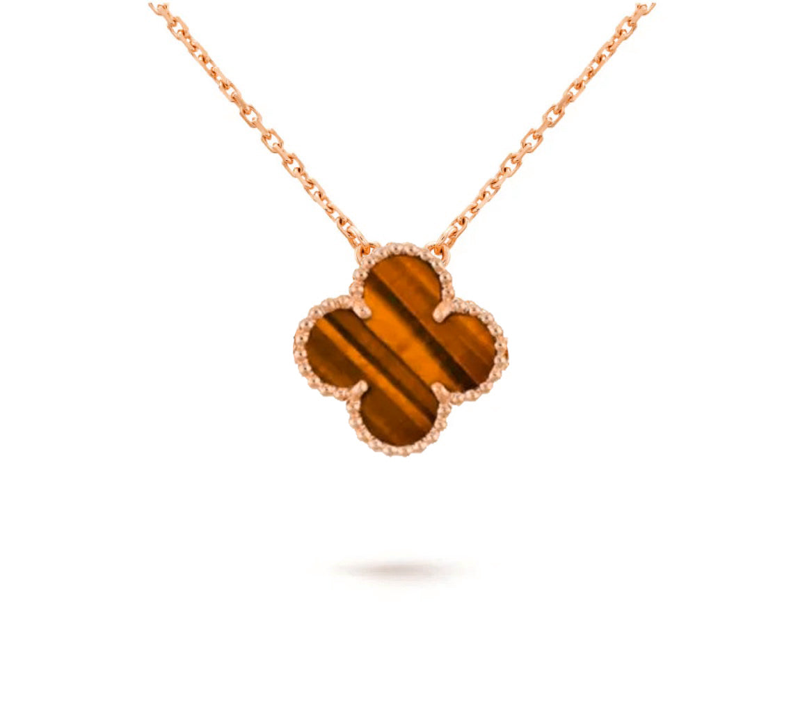 [Zalyn]15MM CLOVER FLOWER PENDANT NECKLACE COLLECTION