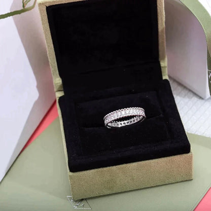 [Zalyn Jewelry ]PERLEE DIAMOND SILVER RING