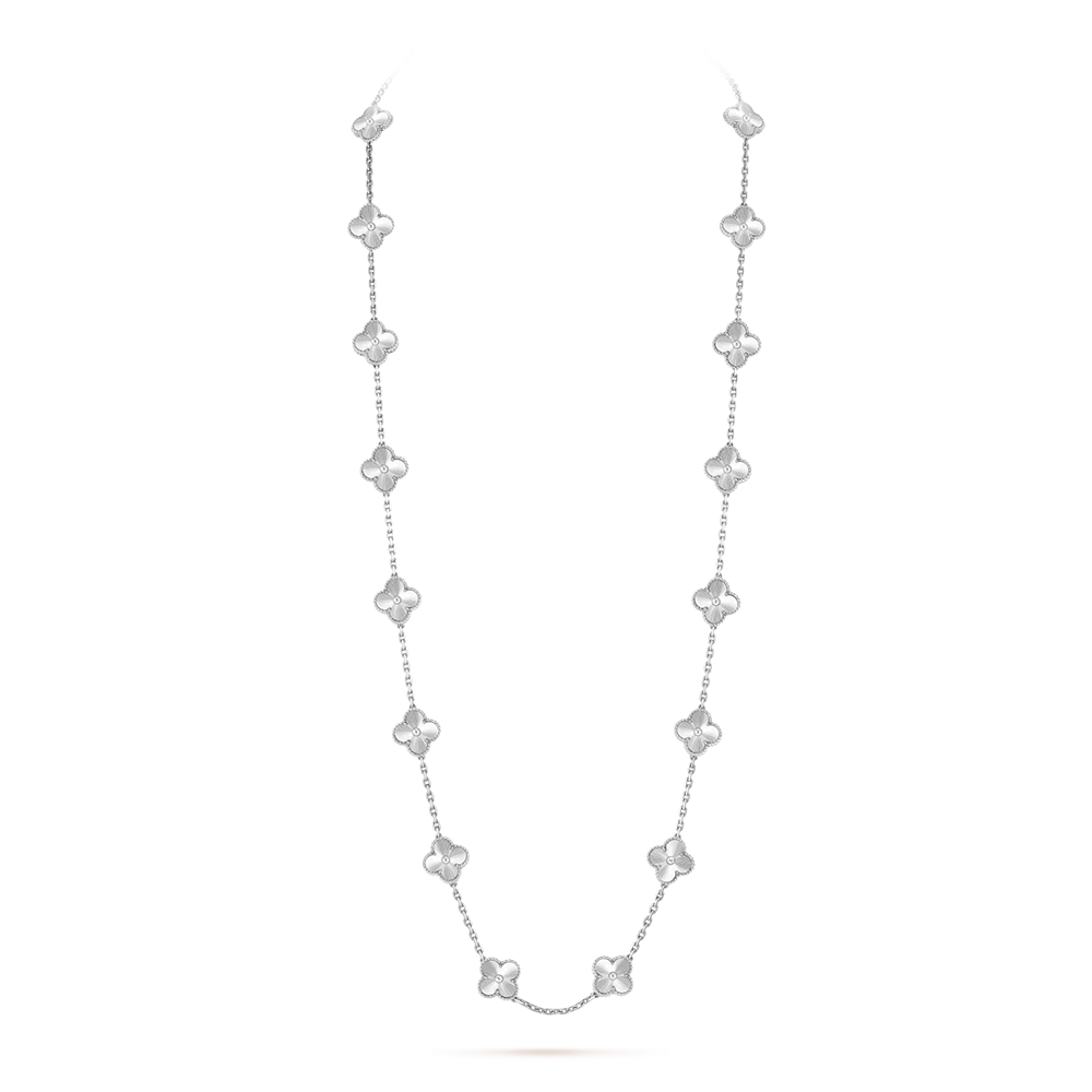 [Zalyn Jewelry ]CLOVER 20 MOTIFS  LASER SILVER