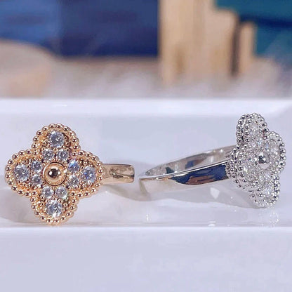 [Zalyn Jewelry ]CLOVER DIAMOND RING