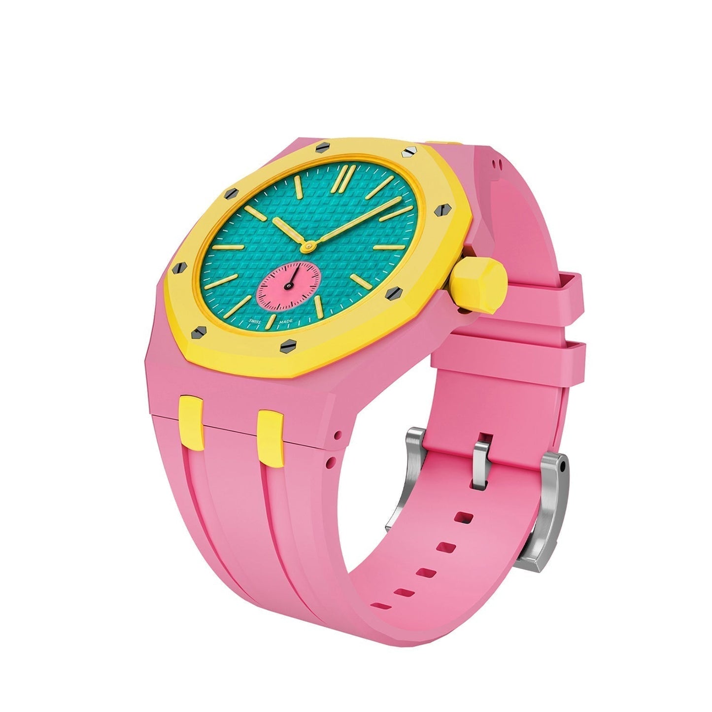 [Zalyn]ROYAL OAK POP EXCLUSIVE BIOCERAMIC CASE & SILICONE STRAP