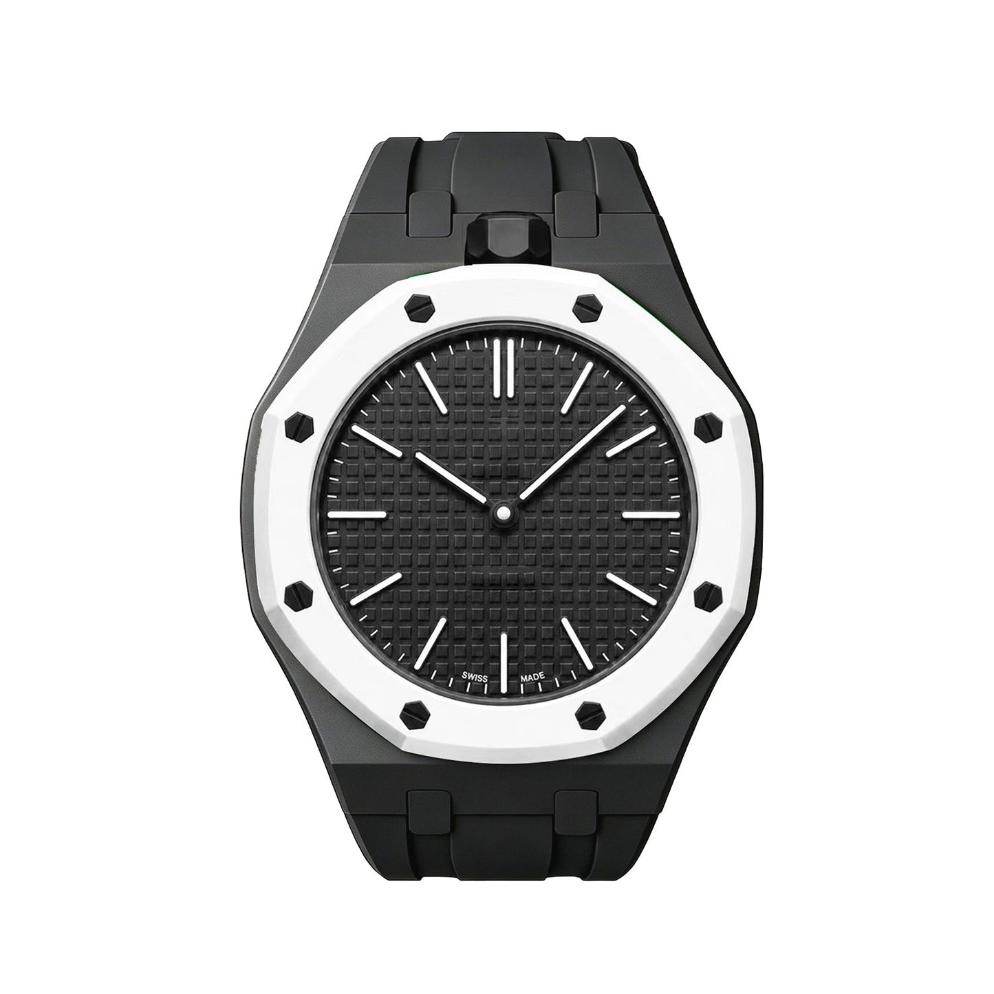 [Zalyn]OAK POP EXCLUSIVE BLACK SILICONE STRAP
