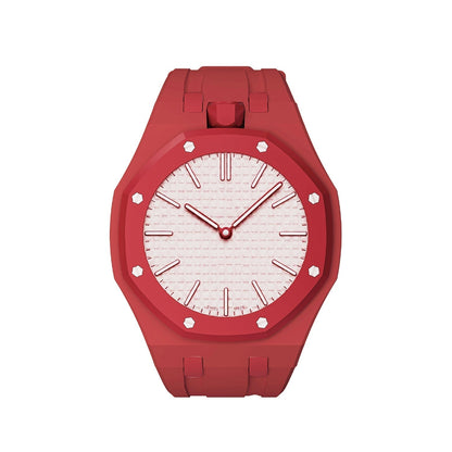 [Zalyn]OAK POP EXCLUSIVE RED SILICONE STRAP