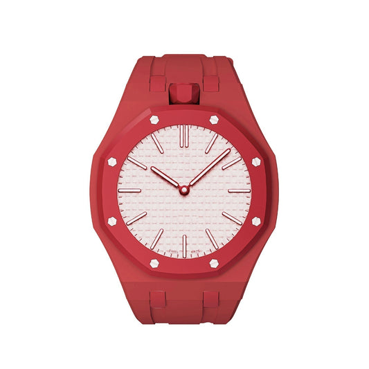 [Zalyn]OAK POP EXCLUSIVE RED SILICONE STRAP