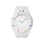 Oak Pop Exclusive  White Silicone Strap