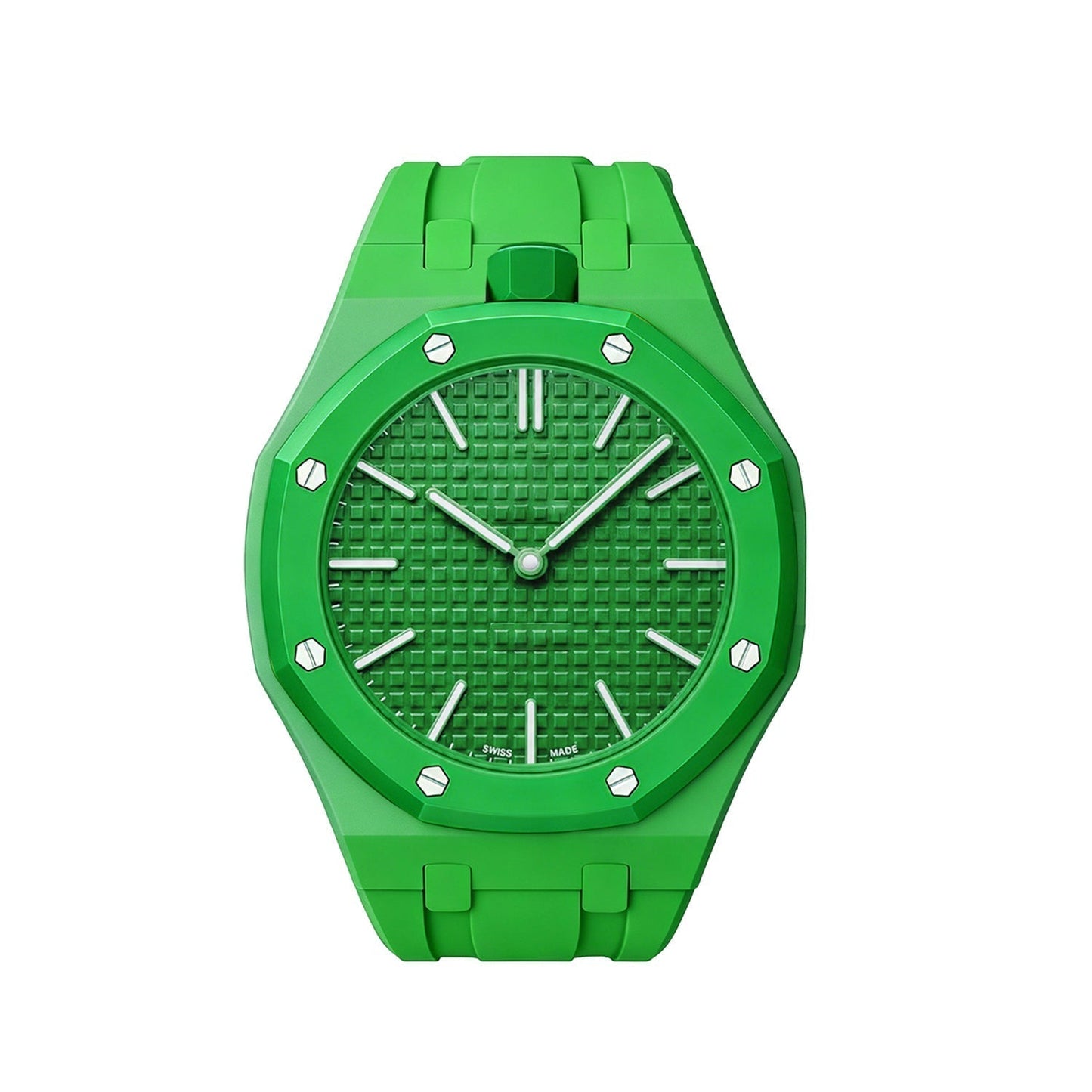 [Zalyn]OAK POP EXCLUSIVE GREEN SILICONE STRAP