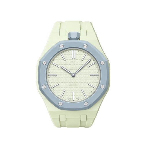 [Zalyn]OAK POP EXCLUSIVE CREAMY YELLOW SILICONE STRAP