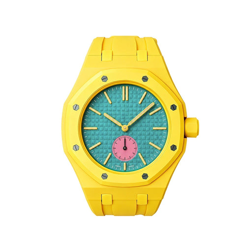[Zalyn]OAK POP EXCLUSIVE YELLOW SILICONE STRAP