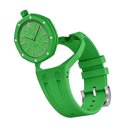 [Zalyn]OAK POP EXCLUSIVE GREEN SILICONE STRAP