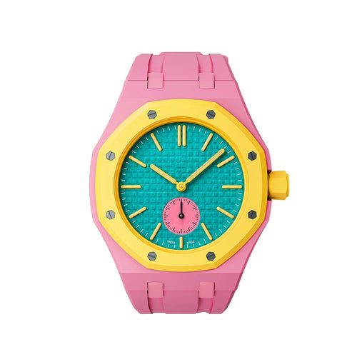 [Zalyn]OAK POP EXCLUSIVE PINK SILICONE STRAP