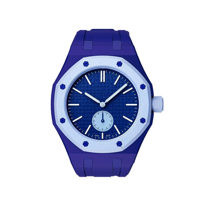 [Zalyn]OAK POP EXCLUSIVE DARK BLUE SILICONE STRAP