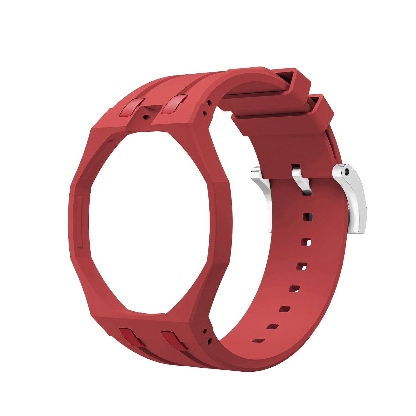 [Zalyn]OAK POP EXCLUSIVE RED SILICONE STRAP