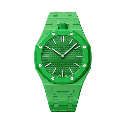 [Zalyn]OAK POP EXCLUSIVE GREEN  BIOCERAMIC STRAP